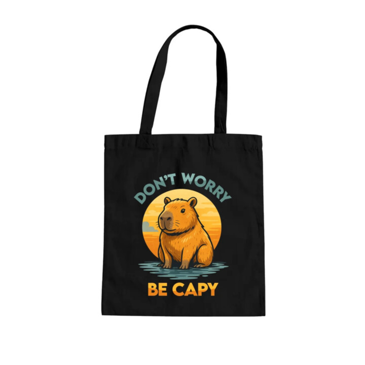 Don't worry, be capy - taška s potiskem