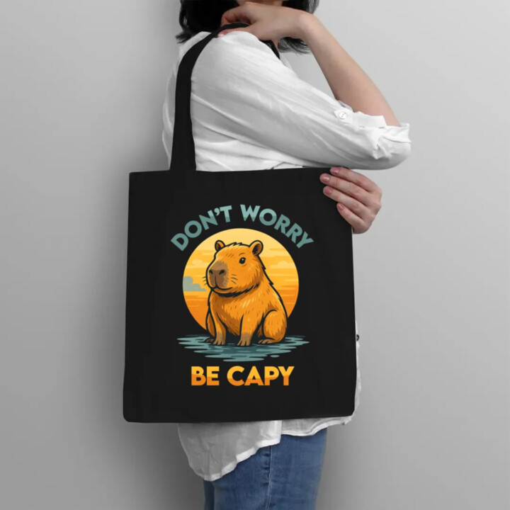 Don't worry, be capy - taška s potiskem