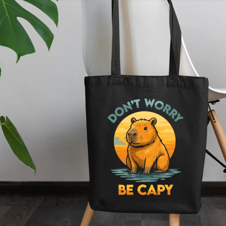 Don't worry, be capy - taška s potiskem