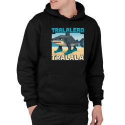 Tralalero Tralala - Italian Brainrot pro fanoušky Minecraftu - pánská mikina s potiskem