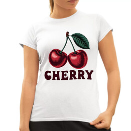 Cherry - třešeň  - dámské tričko s potiskem