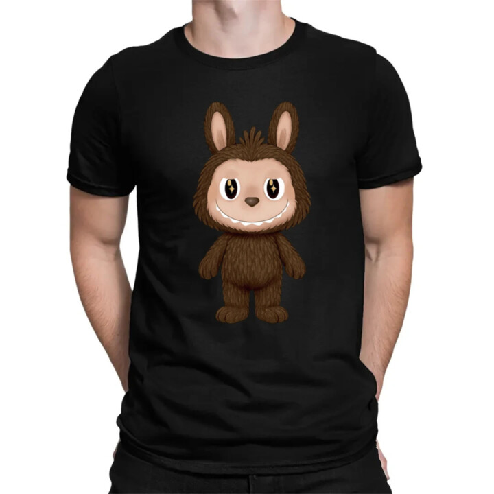 Plyšový Maskot Bubu - pánské tričko s potiskem pro fanoušky Labubu