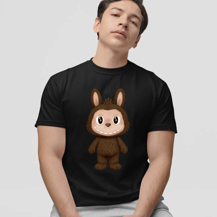 Plyšový Maskot Bubu - pánské tričko s potiskem pro fanoušky Labubu