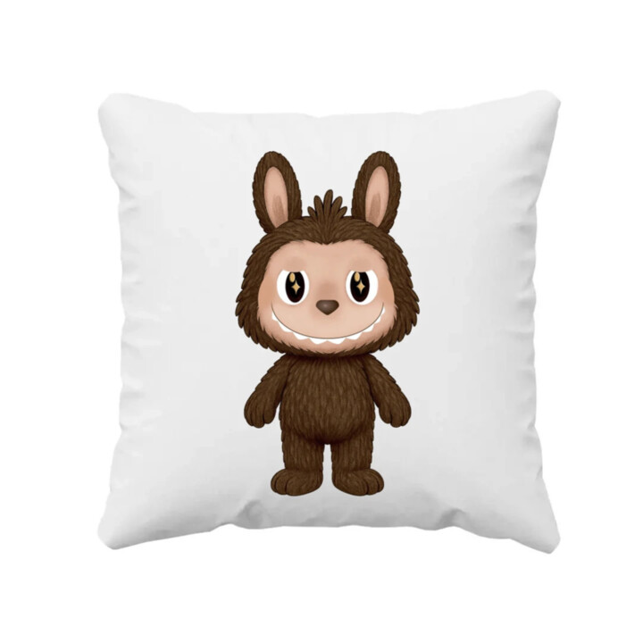 Plyšový Maskot Bubu - polštář s potiskem pro fanoušky Labubu