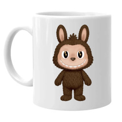 Plyšový Maskot Bubu - hrnek s potiskem pro fanoušky Labubu