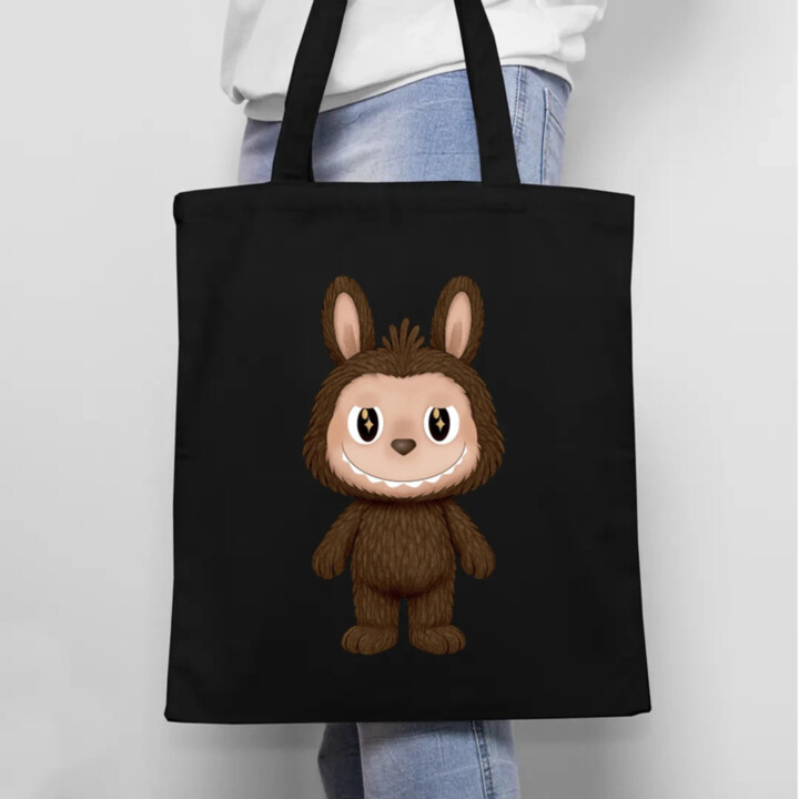 Plyšový Maskot Bubu - taška s potiskem pro fanoušky Labubu