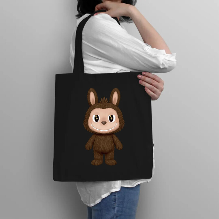 Plyšový Maskot Bubu - taška s potiskem pro fanoušky Labubu