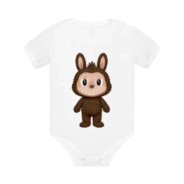 Plyšový Maskot Bubu - dětské body s potiskem pro fanoušky Labubu
