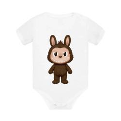 Plyšový Maskot Bubu - dětské body s potiskem pro fanoušky Labubu