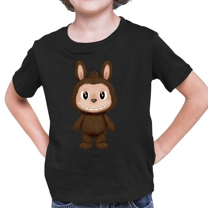 Plyšový Maskot Bubu - dětské tričko s potiskem pro fanoušky Labubu