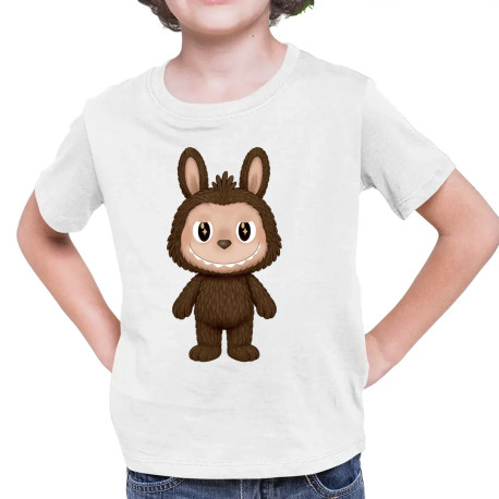 Plyšový Maskot Bubu - dětské tričko s potiskem pro fanoušky Labubu