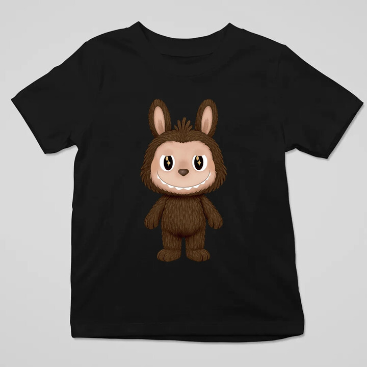 Plyšový Maskot Bubu - dětské tričko s potiskem pro fanoušky Labubu