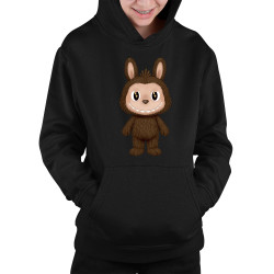 Plyšový Maskot Bubu - dětská mikina s kapucí pro fanoušky Labubu