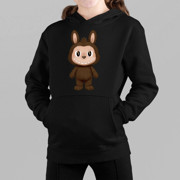 Plyšový Maskot Bubu - dětská mikina s kapucí pro fanoušky Labubu