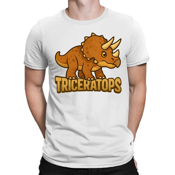 Triceratops Dinosauři - pánské tričko s potiskem