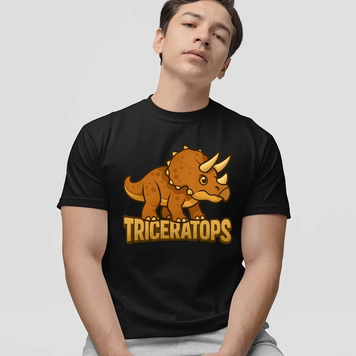 Triceratops Dinosauři - pánské tričko s potiskem