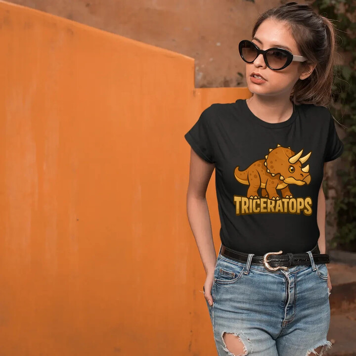 Triceratops Dinosauři  - dámské tričko s potiskem