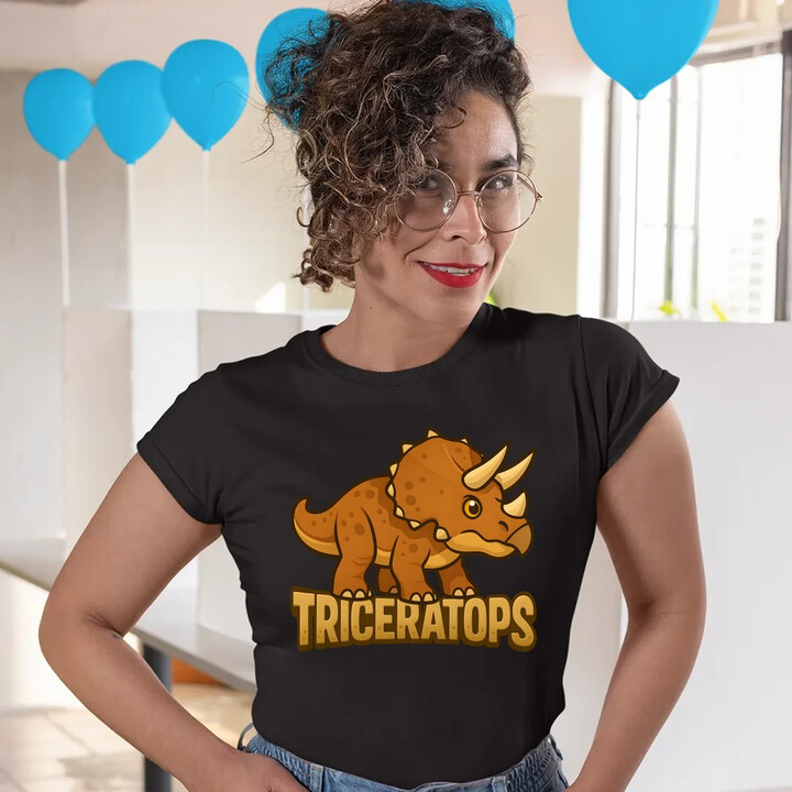 Triceratops Dinosauři  - dámské tričko s potiskem