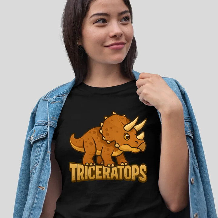 Triceratops Dinosauři  - dámské tričko s potiskem