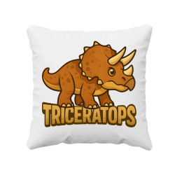 Triceratops Dinosauři - polštář s potiskem