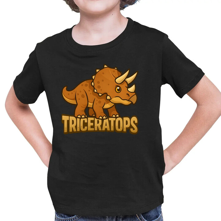 Triceratops Dinosauři - dětské tričko s potiskem