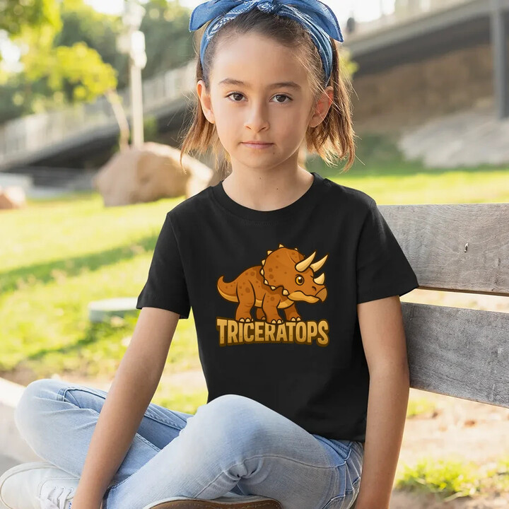 Triceratops Dinosauři - dětské tričko s potiskem