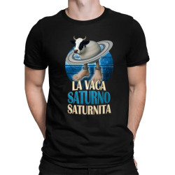 La Vaca Saturno Saturnita - Italian brainrot - kráva Saturn - pánské tričko s potiskem