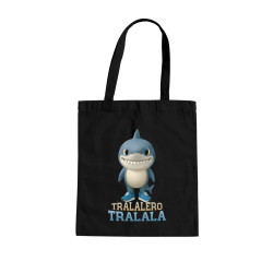 Tralalero Tralala Baby Bubu - Italian Brainrot - žralok v botách - taška s potiskem