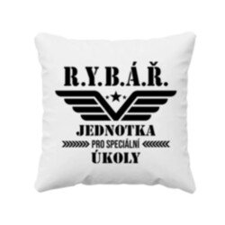 Rybář – jednotka pro speciální úkoly - polštář s potiskem