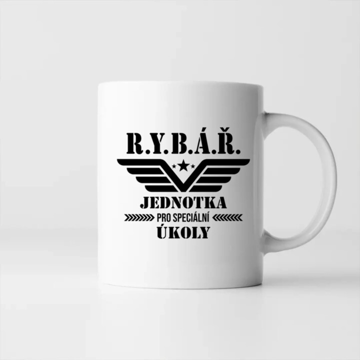 Rybář – jednotka pro speciální úkoly - hrnek s potiskem