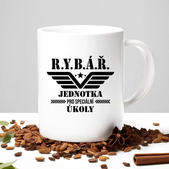 Rybář – jednotka pro speciální úkoly - hrnek s potiskem