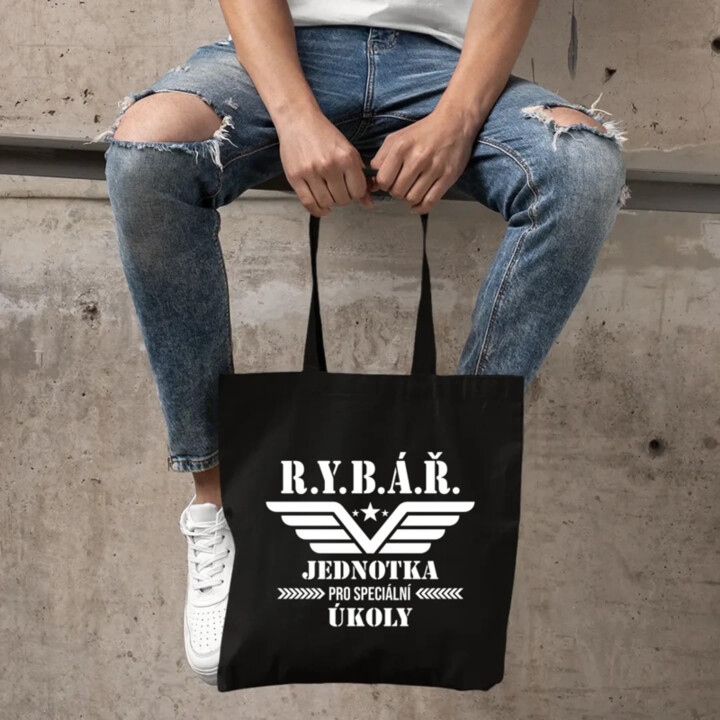 Rybář – jednotka pro speciální úkoly - taška s potiskem
