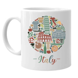 Italy - Itálie - hrnek s potiskem