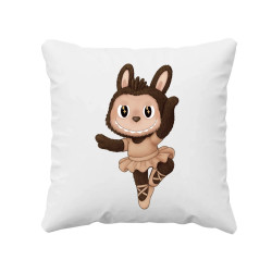 Plyšový Maskot Bubu Ballerina - polštář s potiskem pro fanoušky Labubu
