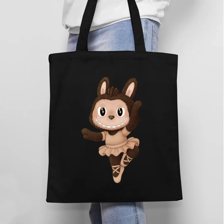 Plyšový Maskot Bubu Ballerina - taška s potiskem pro fanoušky Labubu
