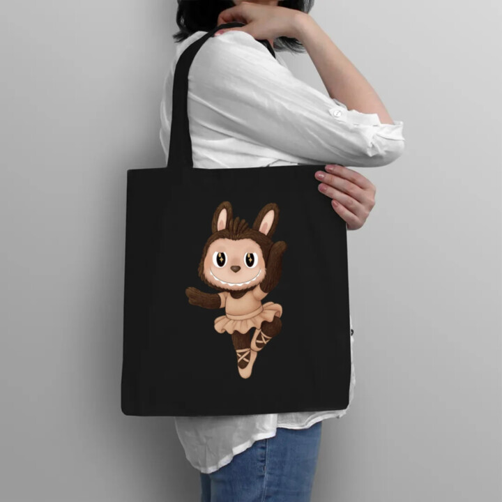 Plyšový Maskot Bubu Ballerina - taška s potiskem pro fanoušky Labubu