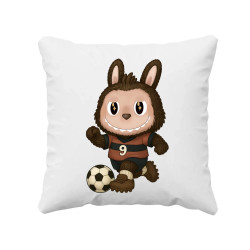 Plyšový Maskot Bubu Fotbalista - polštář s potiskem pro fanoušky Labubu