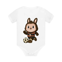 Plyšový Maskot Bubu Fotbalista - dětské body s potiskem pro fanoušky Labubu