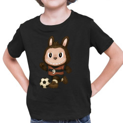 Plyšový Maskot Bubu Fotbalista - dětské tričko s potiskem pro fanoušky Labubu