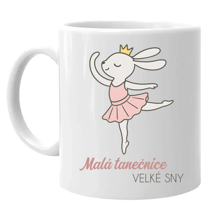 Malá tanečnice, velké sny - hrnek s potiskem