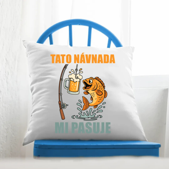Tato návnada mi pasuje - polštář s potiskem