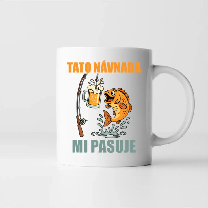Tato návnada mi pasuje - hrnek s potiskem