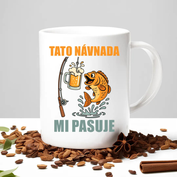 Tato návnada mi pasuje - hrnek s potiskem