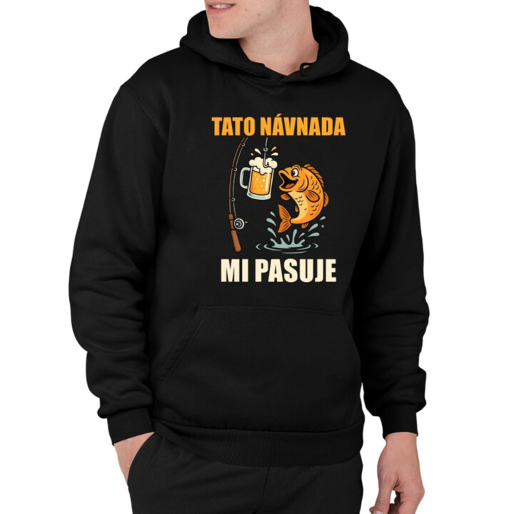 Tato návnada mi pasuje - pánská mikina s potiskem
