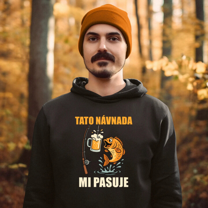 Tato návnada mi pasuje - pánská mikina s potiskem