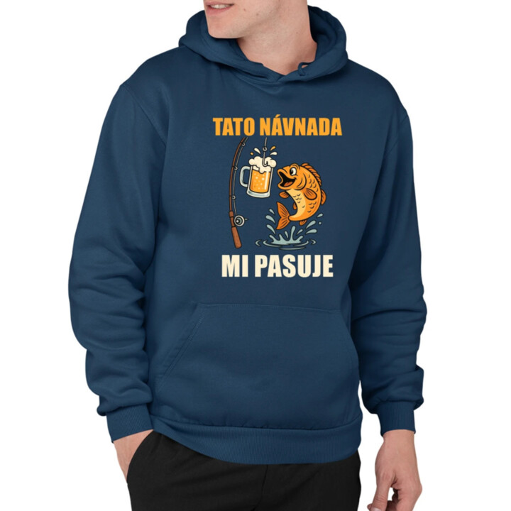 Tato návnada mi pasuje - pánská mikina s potiskem