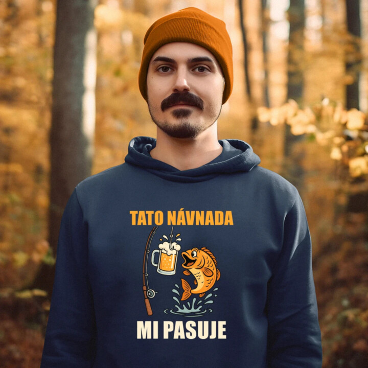 Tato návnada mi pasuje - pánská mikina s potiskem