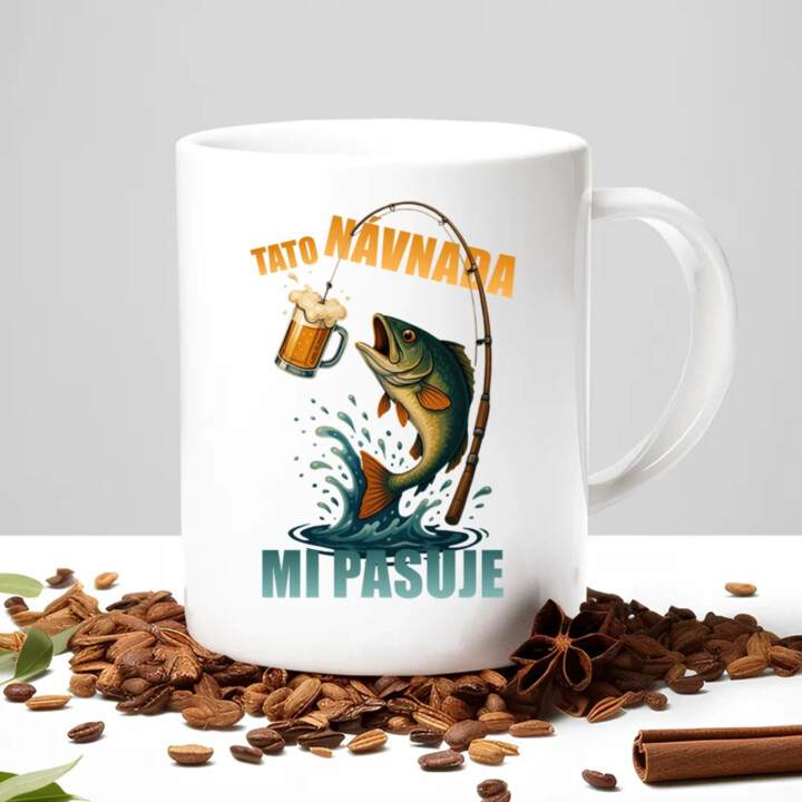 Tato návnada mi pasuje v2 - hrnek s potiskem