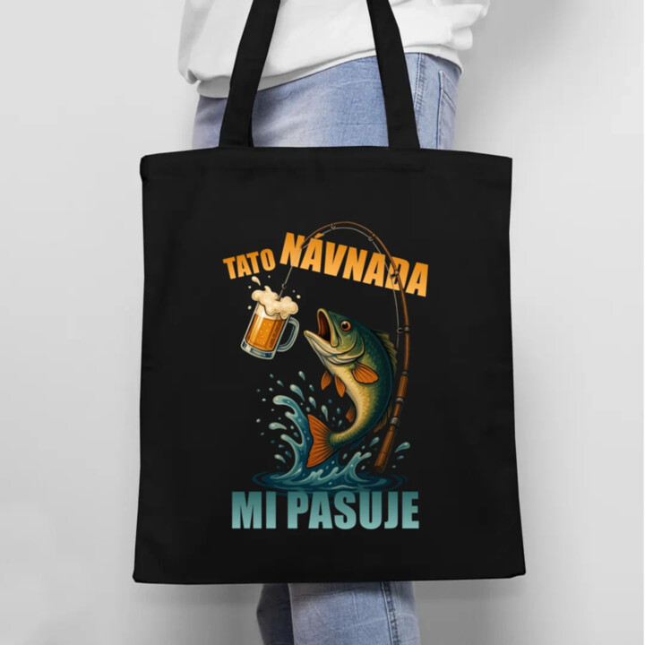 Tato návnada mi pasuje v2 - taška s potiskem