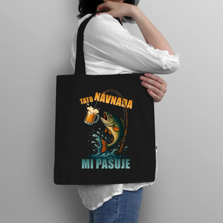 Tato návnada mi pasuje v2 - taška s potiskem